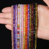 100pcs/Lot CZ Gems Beads Multicolor Loose Faceted Stone DIY Jewelry Making