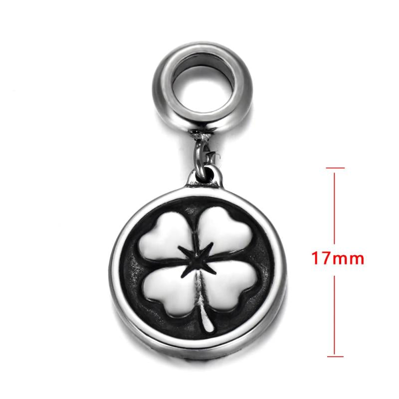 2pcs Stainless Steel Animal Dangle Beads for Pandora Bracelets