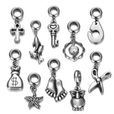 2pcs Stainless Steel Animal Dangle Beads for Pandora Bracelets
