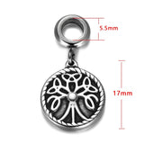 2pcs Stainless Steel Animal Dangle Beads for Pandora Bracelets