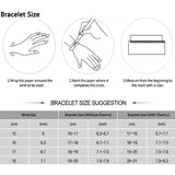925 Silver Heart Shaped Snake Chain Bracelet for Women