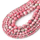 Pink Rain Flower Stone Beads 4-12mm for DIY Jewelry