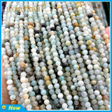 Natural Stone Beads 2 3 4MM Mix Amazonite Round Spacer Bead DIY Jewelry Making
