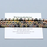 Silver Plated Copper Beads 3-8mm Spacer Ball Charm for DIY Bracelet Jewelry