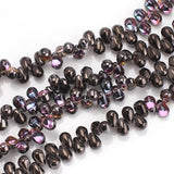 100Pcs Czech Glass Teardrop Beads 6x9mm Crystal Charms Pendant DIY Sewing Craft