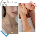 40pcs 18K Plated Spacer Bead Charms Vintage Pendant Beads for DIY Jewelry Making