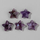 5-Pointed Star Stone Charms Amazonite Labradorite Quartz Pendant