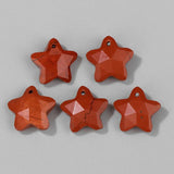 5-Pointed Star Stone Charms Amazonite Labradorite Quartz Pendant
