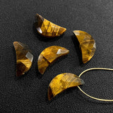 Labradorite Opal Crystal Beads Moon Pendant DIY Jewelry Making