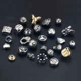 4pcs Stainless Steel Animal Spacers Beads 2mm Charms for Bracelet DIY