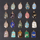 Chalcedony Rose Quartz Charms Pendant for Jewelry Making