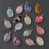 Chalcedony Rose Quartz Charms Pendant for Jewelry Making