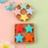 10pcs Star Silicone Beads DIY Jewelry Making Charms Bracelet Beads