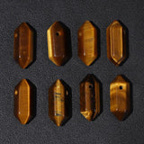 9x20mm Hexagonal Column Stone Bead Charms for Jewelry Making