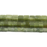Natural Canada Jade Stone Beads 4mm 6mm 8mm Cube Beads for DIY Bracelet