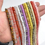 3x6mm Quartz Crystal Rondelle Bead for Jewelry Making