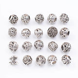 20pcs Tibetan Silver European Charms Beads for Bracelet Making
