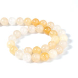Natural Stone Beads Silk Jade Mixed Abacus Round Beads