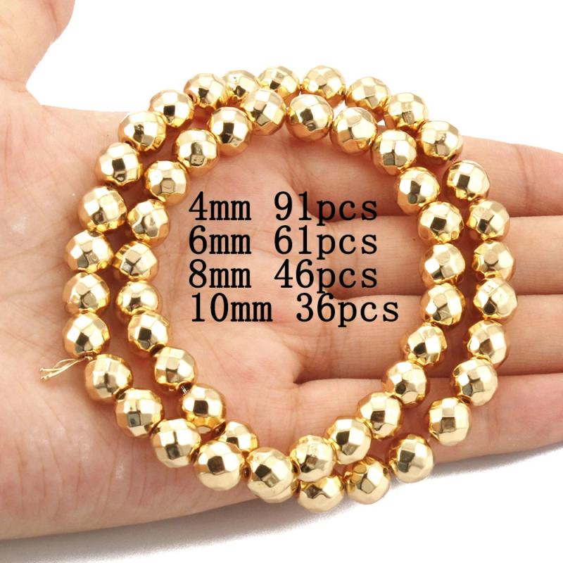 Natural Hematite Beads Heart Cube Spacer for Jewelry Making