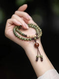 Vintage Sandalwood Beaded Bracelet Charm for Women Men Girls