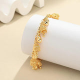 18k Plated Irregular Pendant Bracelet