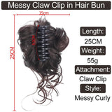 Fluffy Long Beard Hair Package Wig Set - Bridal Hair Accessories