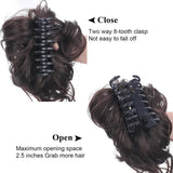 Fluffy Long Beard Hair Package Wig Set - Bridal Hair Accessories
