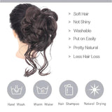 Fluffy Long Beard Hair Package Wig Set - Bridal Hair Accessories