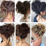 Fluffy Long Beard Hair Package Wig Set - Bridal Hair Accessories