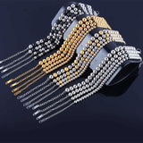 316L Stainless Steel Bead Bracelet 4MM Chain Couple Bracelets Jewelry Gift