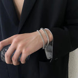 Hip Hop 316L Stainless Steel Chain Bracelet for Men Women