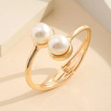 Vintage Geometric Metal Bangle for Women