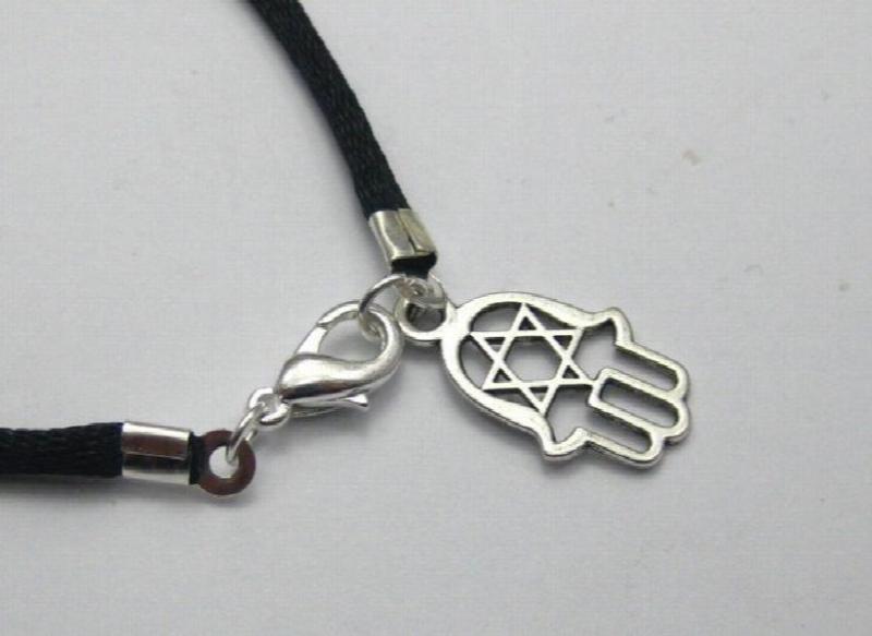 Handmade Kabbalah Star David Charms Bracelet for Good Luck