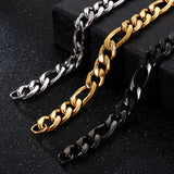 Stainless Steel Charm Bracelet for Men 20cm