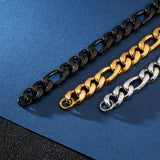 Stainless Steel Charm Bracelet for Men 20cm