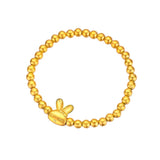 6mm Buddha Beads Rabbit Bracelet Elastic Chain Pulseira Femme