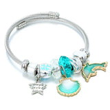 Sea Animal Beads Bracelet Women Starfish Seashell Pendant Bracelet