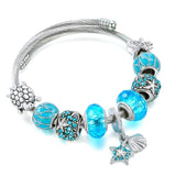 Sea Animal Beads Bracelet Women Starfish Seashell Pendant Bracelet