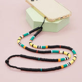 Go2Boho 6mm Heishi Disc Phone Chain Charm for Women