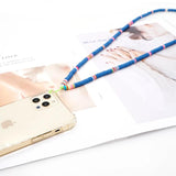 Go2Boho 6mm Heishi Disc Phone Chain Charm for Women