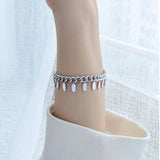 Statement Link Chain Tassel Charm Bracelet For Women