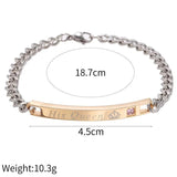 Zircon Her King Queen Bracelets - Bangle Bracelet Jewelry Gift