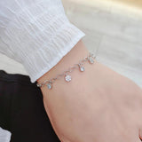 Zircon Charm O chain Bracelet for Women