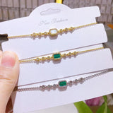 Adjustable Chain Bracelet for Women with Charm, Gift for Her