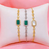 Adjustable Chain Bracelet for Women with Charm, Gift for Her