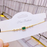 Adjustable Chain Bracelet for Women with Charm, Gift for Her