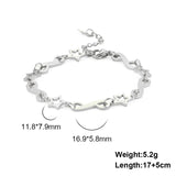 Infinity Star Chain Bracelet Stainless Steel Charm for Anniversary Party