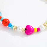 Tropical Fruit Charm Bracelet Mix with Gems