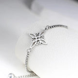Witchcraft Witch Knot Bracelet Stainless Steel Adjustable Bangle Wiccan Charms