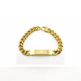 Nameplate Bracelets Men Stainless Steel Charm Bracelet